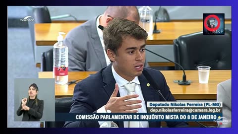 Nikolas Ferreira desmonta cinco mentiras do PT na CPMI do 8 de janeiro