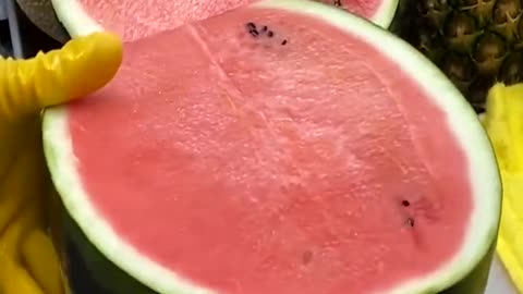 Fruit 🍑🍑🍓 cutting skills