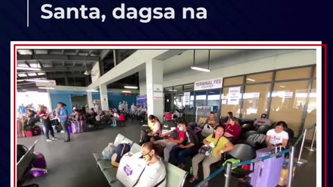 Mga pasahero sa North Port Terminal na uuwi ng probinsya para sa Semana Santa, dagsa na