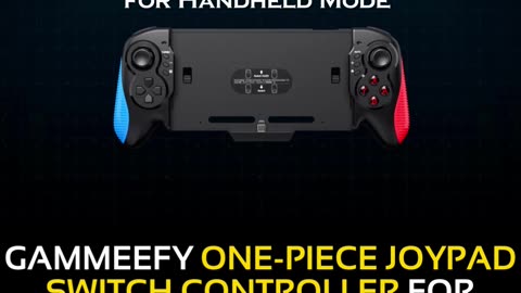 Game On the Go with Gammeefy One-Piece Joypad Switch Controller for Nintendo Switch/OLED