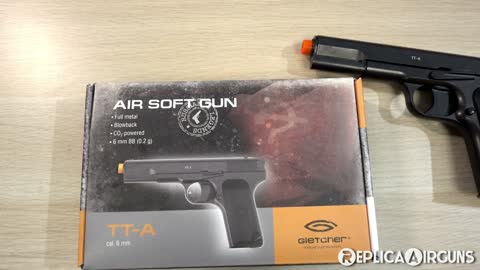 Gletcher TT-A Tokarev CO2 Blowback Airsoft Pistol Table Top Review