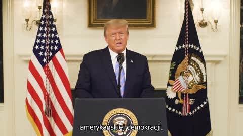 Donald J. Trump - przemówienie prezydenta 07.01.2021 (PL)