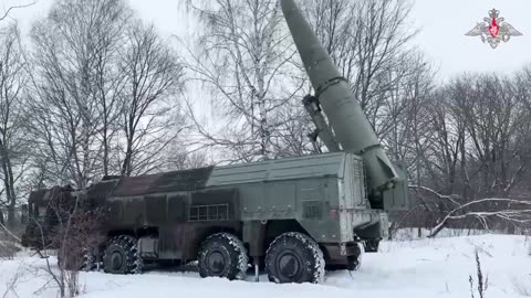 Launching of Russian Iskander missile system to hit AFU military infrastructure in Kupyansk directio