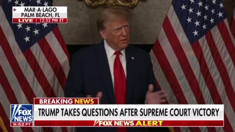 Trump on the Supreme Court victory, 4th of March 2024