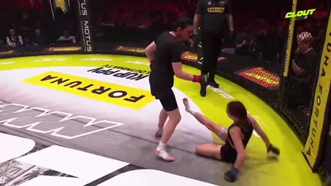 Unbelievable! Mother, 50, Dominates Son's Ex in Electrifying Cage Fight!