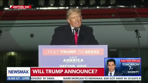 HERE WE GO! President Trump Tells Ohio Crowd He Will Make a Big Announcement Tuesday from Mar-a-Lago