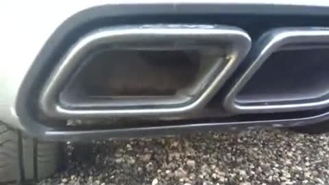 Automobile exhaust pipe modification