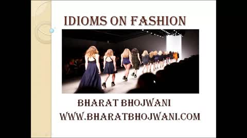 Idioms on Fashion