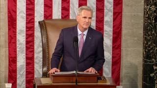 McCarthy delivers opening remarks following speakership win