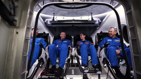 Nasa spaceX crew 7 trailer