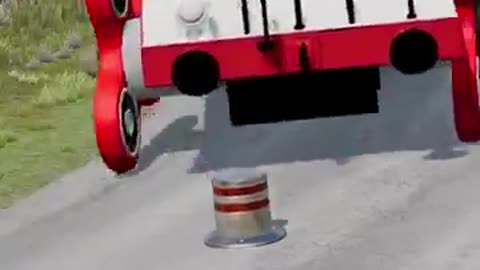 Funny Cars Crossing Bollard