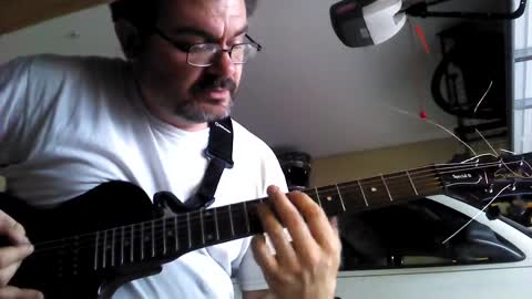 How I play Pat Benatar "Hit me with your best shot" on Guitar made for Beginners