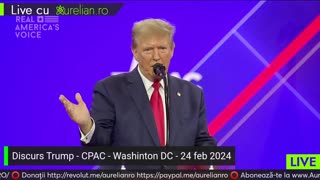 Atmosfera de dinaintea Discursului lui Donald Trump la CPAC Washington DC - 24 feb 2024