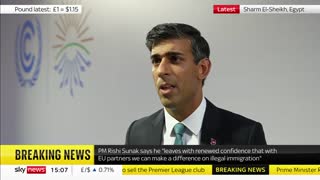 COP27: PM Rishi Sunak says he's 'committed to climate fund'