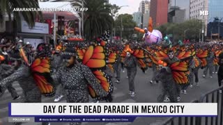 Day of the Dead parade in Mexico City