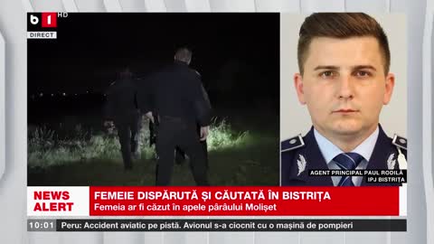 FEMEIE DISPĂRUTĂ ȘI CĂUTATĂ ÎN BISTRIȚA_Știri B1_20 nov 2022