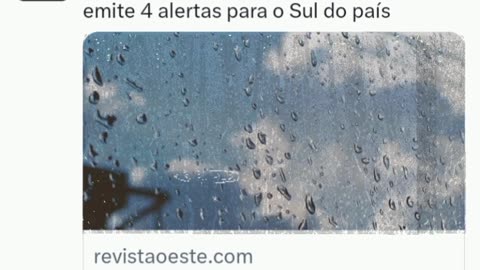 Frio, tempestade, chuvas intensas: Inmet emite 4 alertas para o Sul do país