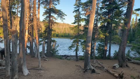 Central Oregon - Mount Jefferson Wilderness - Backcountry Campsite at Jack Lake - 4K