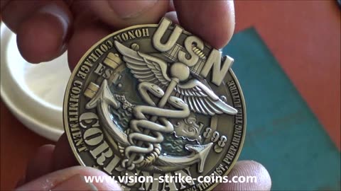 US Navy Corpsman Navy Rate Veteran Collectible Challenge Coin