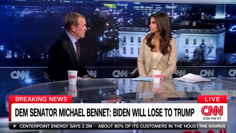 Democrat Sen. Michael Bennet: "Trump could win big—taking the Senate and House with him." 🔥