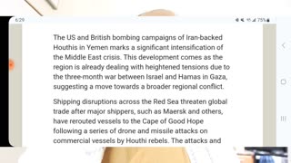 Jan 16, 2024-Watchman News-Gal 5:16-Houthis hit US Cargo Ship, Iran strikes near US Consulate + More