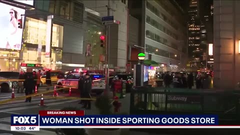 Shoplifter opens fire inside Times Square store, injuring tourist: Sources