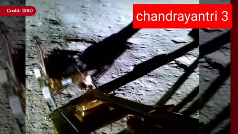 Chandraya 3 landar rover moon 🌙 first time drive