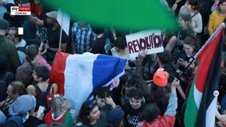 PARIS WILL BURN-Chaos erupts as Far Left Alliance predicted to win 8-07-24