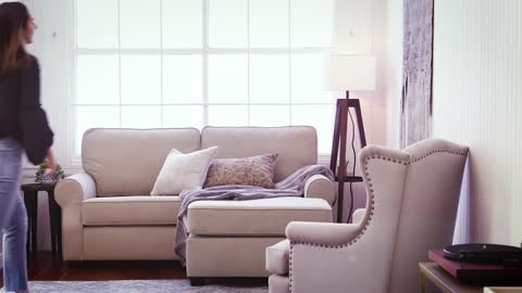 The Fremont Sofa with Reversible Chaise