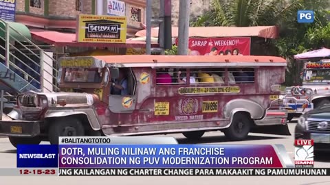 DOTr, muling nilinaw ang franchise consolidation ng PUV modernization program