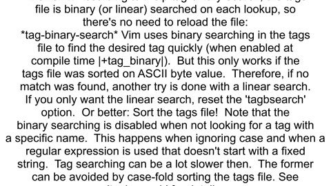 Reload tags file Vim