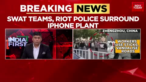 Violent Protest Erupts At China's Biggest iPhone Factory _ World News