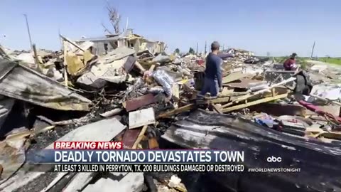 Deadly tornado devastates texon town