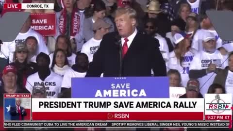 Trump Speaks about the 2,000 Election Fraud Mules at January 29, 2022 Texas Rally
