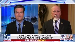 Rep Matt Gaetz and Chip Roy The U.S. national debt hits $33 trillion