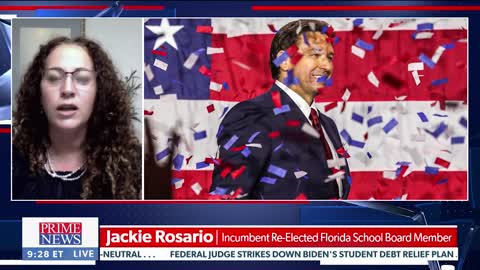 IRC School Board Member Jackie Rosario on Newsmax - November 10th, 2022