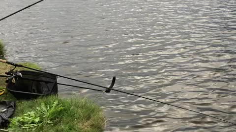 My son fishing with me