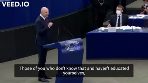 Video: Croatian MP Confronts Macron Over His ‘Death Penalty’ Vaccine Mandate