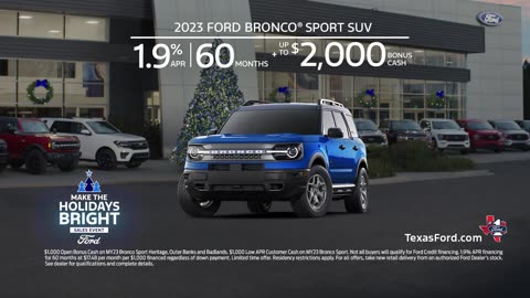 BRONCO SPORT - NTX YEE Make The Holidays Bright Main Event Dealership SUV GM R1