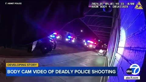 Hemet police release bodycam video of deadly 4th of July shooting | ABC7 News