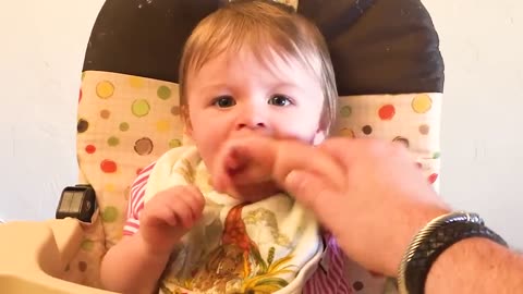 Funny Baby Videos - Joyful Baby Babbles And Cuddles