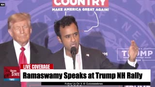 Vivek Ramaswamy EXPLOSIVE Speech At Trump Rally in New Hampshire!
