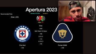 Liga MX Best Bets/Picks Cruz Azul Vs Pumas UNAM 10/7/2023 Apertura J11 Saturday