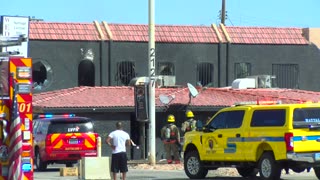 Las Vegas Fire Department Responds to Koval Street
