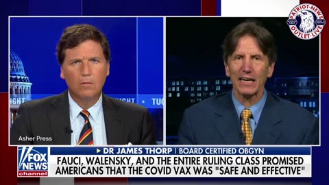 mRNA MASSIVE Increases in Menstrual Abnormalities, Miscarriages - Tucker Carlson w/ Dr. James Thorpe