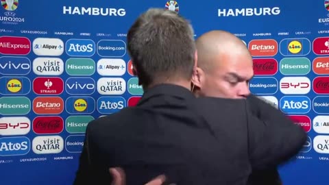 Pepe's reaction when a Portuguese journalist