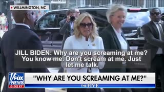 Jill Biden loses it with a reporter.