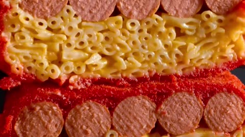 Cheese Macaroni and Classic Sausage Layered Dish: A Comfort Food Delight