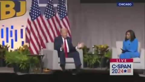 Check out Trump reaction to a question from a black woman