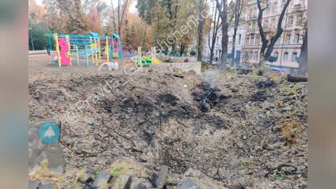 Ukraine: Children's playground struck in Kyiv attack